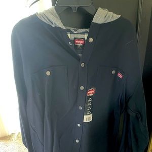 Wrangler heavy duty hoodie work jacket